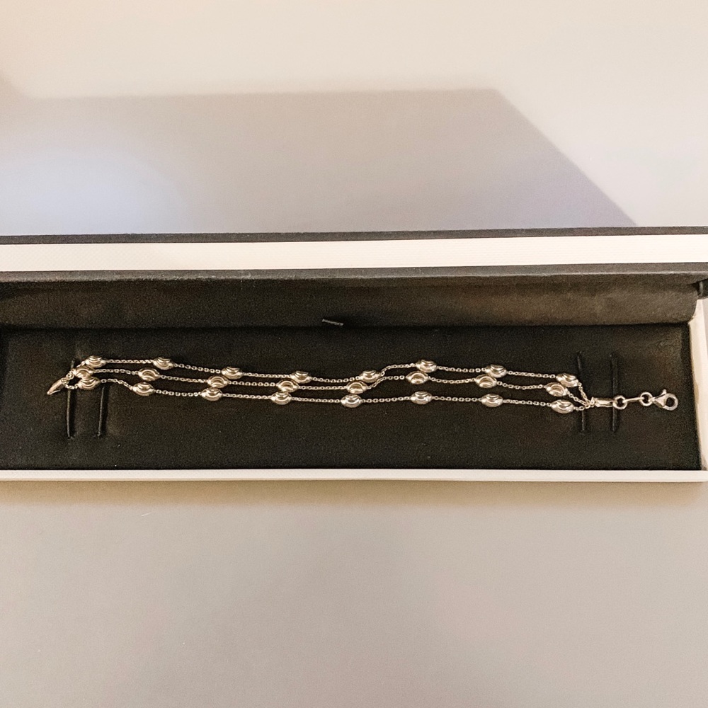 Links of London Sterling Silver Beaded Bracelet